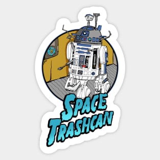 Space Trashcan! Sticker